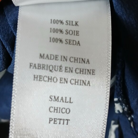 Rails 100% Silk Whitney Button Down Shirt Size Small - Picture 7 of 8